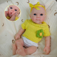 12inch Silicone Reborn Baby Short-Sleeved Yellow Sweater