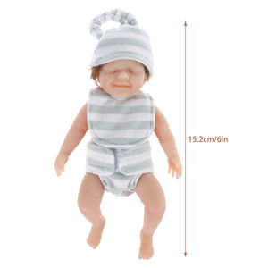 6” Silicone Reborn Doll Soft Baby Doll Companion🔥