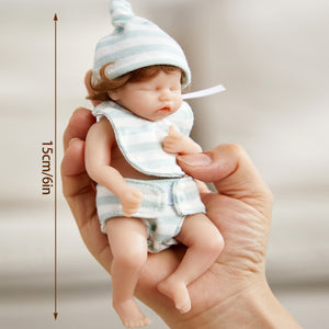 6” Silicone Reborn Doll Soft Baby Doll Companion🔥
