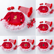 New Baby Christmas Suit Clothes Dress