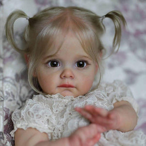 22 Inches Lifelike Sweet Sorrow Blond Hair Reborn Doll Girl - Maggie Series