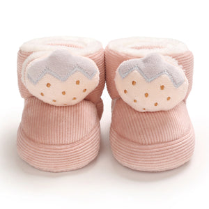 Cute Plush Soft Soles Shoes for 20-24 Inches Reborn Dolls
