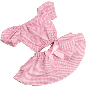 18 inch American Girl Multicolor Plaid Suit Skirt