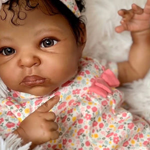 20 inch Little Charlotte African American  Reborn Baby Doll