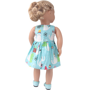 18 inch American Girl Floral Dress