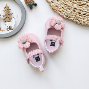 Lovely Flower Soft Soles Shoes for 20-24 Inches Reborn Dolls