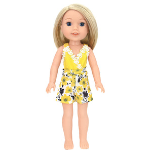 14.5 inch American Girl Doll Wellie Wishers Clothes For Holiday