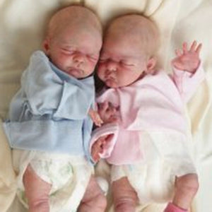 22'' Real Lifelike Twins Rebecca and Lydia Reborn Baby Doll Gril