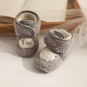 Lovely Plush Soft Soles Shoes for 20-24 Inches Reborn Dolls