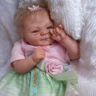 17 inch little Realistic Tawny reborn baby baby doll best gift