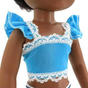 14.5 inch American Girl Doll Wellie Wishers Clothes For Holiday