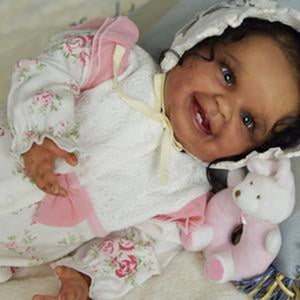 20 inch Little Morgan African American Reborn Baby Doll