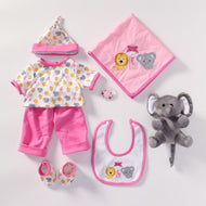 Cute Elephant Doll Cloth 7-Piece Set for 22 inch Dolls