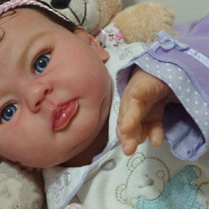 21" Lifelike Cute mio Reborn Vinyl Doll girl