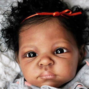 20 inch Cute  Alyssa African American Reborn Baby Doll