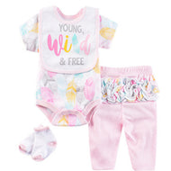 Pink Young Wild Doll Clothes for 20-22 Inches Reborn Dolls