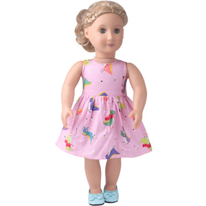18 inch American Girl Floral Dress