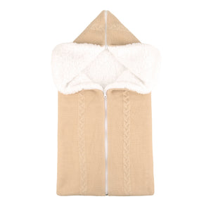 Warm Knit Fleece Sleeping Bag For 17-24 Inches Reborn Dolls