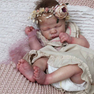 17'' Full Silicone Maisa Said Reborn Baby Doll Girl