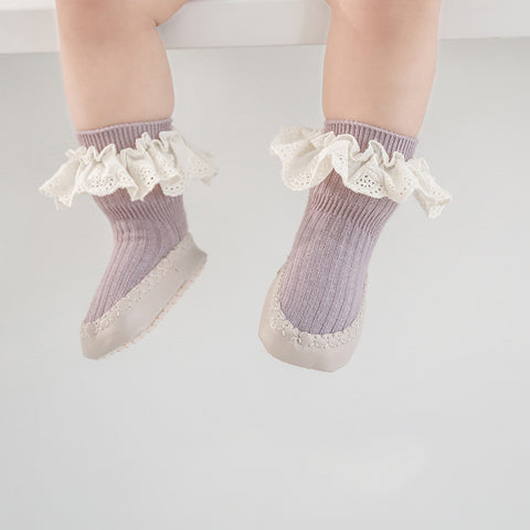 Middle Tube Anti-Drop Lace Shoes for 17-24 Inches Reborn Dolls