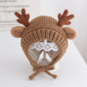 Cute Antlers Christmas Hats for 20-23 Inches Reborn Dolls