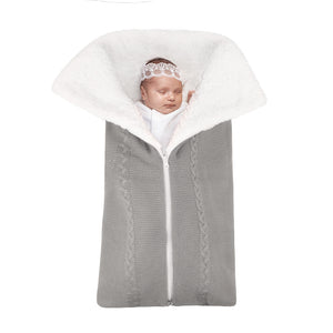 Warm Knit Fleece Sleeping Bag For 17-24 Inches Reborn Dolls