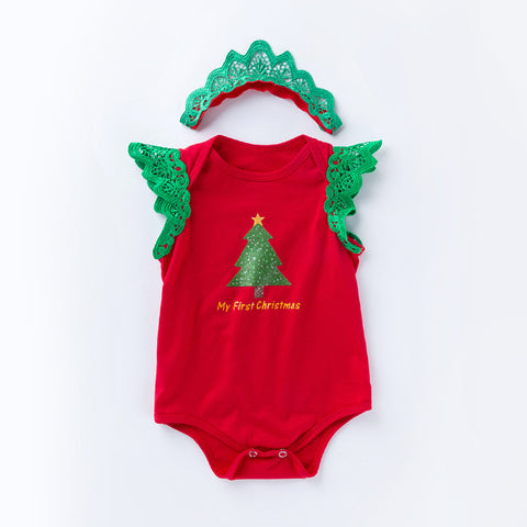 2-Piece Christmas Dress for 21/22/23 Inches Reborn Dolls