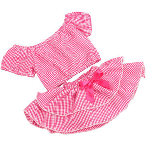 18 inch American Girl Multicolor Plaid Suit Skirt