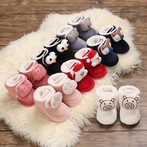 Cute Plush Soft Soles Shoes for 20-24 Inches Reborn Dolls