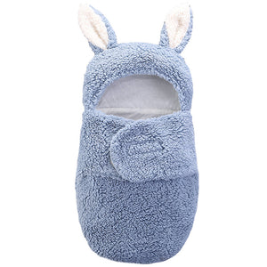 Plush Big Ears Baby Sleeping Bag For 16-24 Inches Reborn Dolls