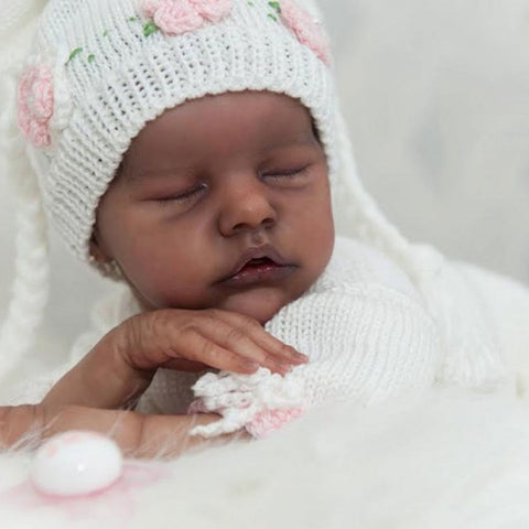 22"Adopted. Beautiful Custom Reborn Baby OOAK Lifelike Baby Girl Boy. Africa American