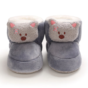 Cute Plush Soft Soles Shoes for 20-24 Inches Reborn Dolls