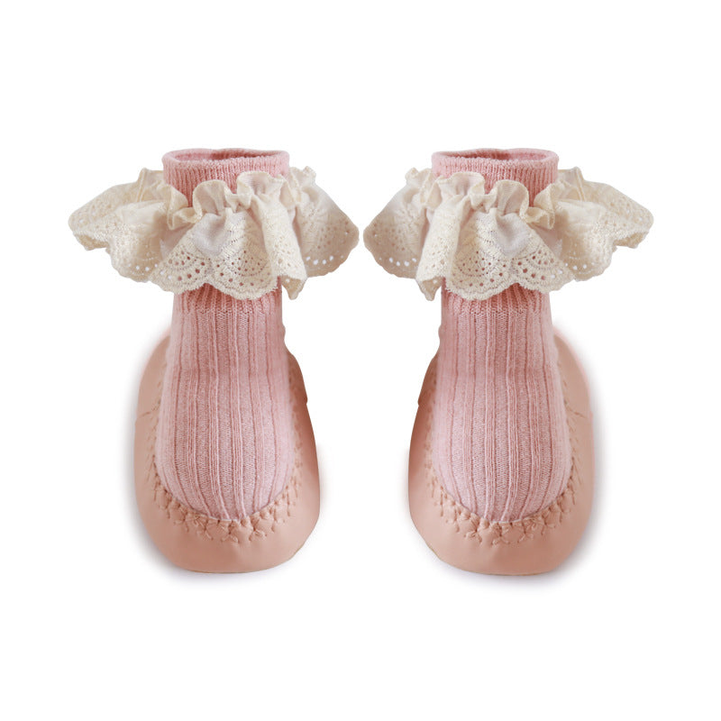 Middle Tube Anti-Drop Lace Shoes for 17-24 Inches Reborn Dolls