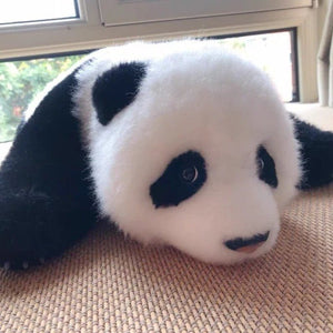 Panda,very realistic, 99% similar to the real panda.Simulation toys, panda toys