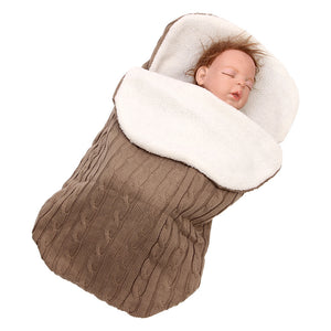 Warm Knit Fleece Sleeping Bag For 17-24 Inches Reborn Dolls