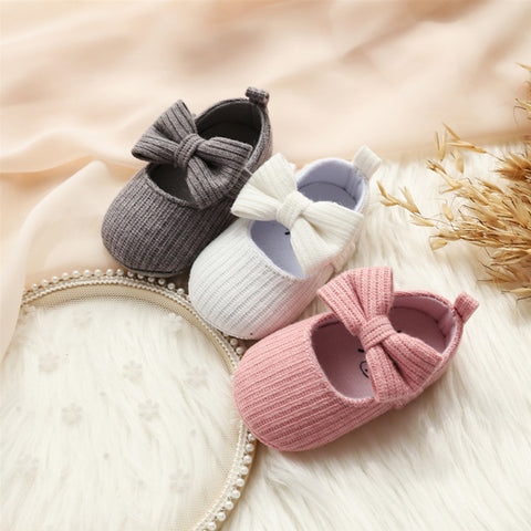 Cute Bow Knot Shoes for 20-24 Inches Reborn Dolls