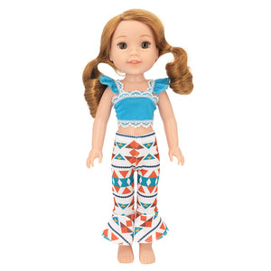 14.5 inch American Girl Doll Wellie Wishers Clothes For Holiday