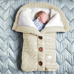 Warm Knit Fleece Sleeping Bag For 17-24 Inches Reborn Dolls