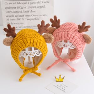 Cute Antlers Christmas Hats for 20-23 Inches Reborn Dolls
