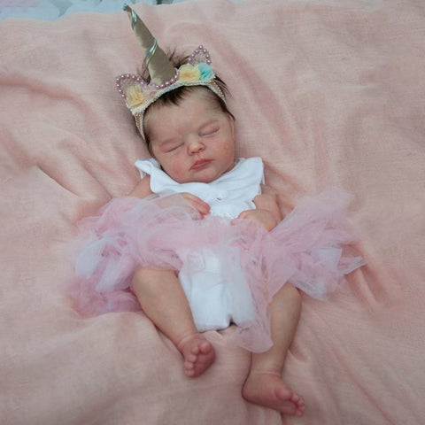 17'' Daisy Reborn Baby Doll Girl, Lifelike Newborn Baby Dolls