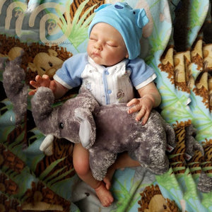 21''Alla's Babies Reborn Baby Doll Girl Andi, Bonnie Brown IIORA
