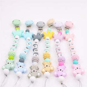 Cute Multicolor Silicone Pacifier Chain