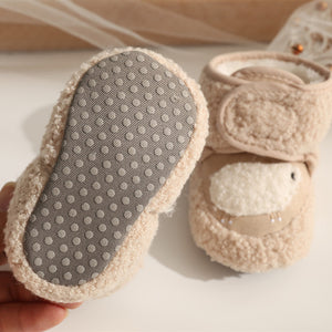 Lovely Plush Soft Soles Shoes for 20-24 Inches Reborn Dolls