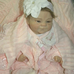 17''inch sweet Realistic African American Allison reborn baby doll Cocomalu