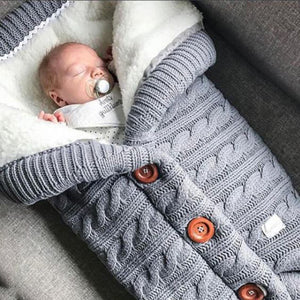 Warm Knit Fleece Sleeping Bag For 17-24 Inches Reborn Dolls