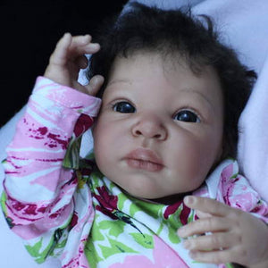 20 inch Realistic African American reborn baby baby doll