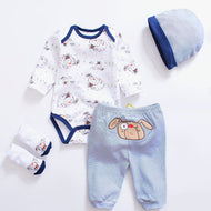4 pcs Baby Doll Boy Clothing Set for 20''- 22'' Reborn Doll