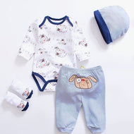 4 pcs Baby Doll Boy Clothing Set for 20''- 22'' Reborn Doll