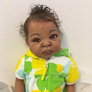 20 inch Realistic African American reborn baby baby doll