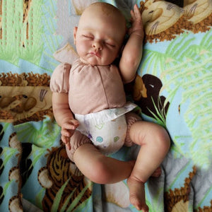 21''Alla's Babies Reborn Baby Doll Girl Andi, Bonnie Brown IIORA